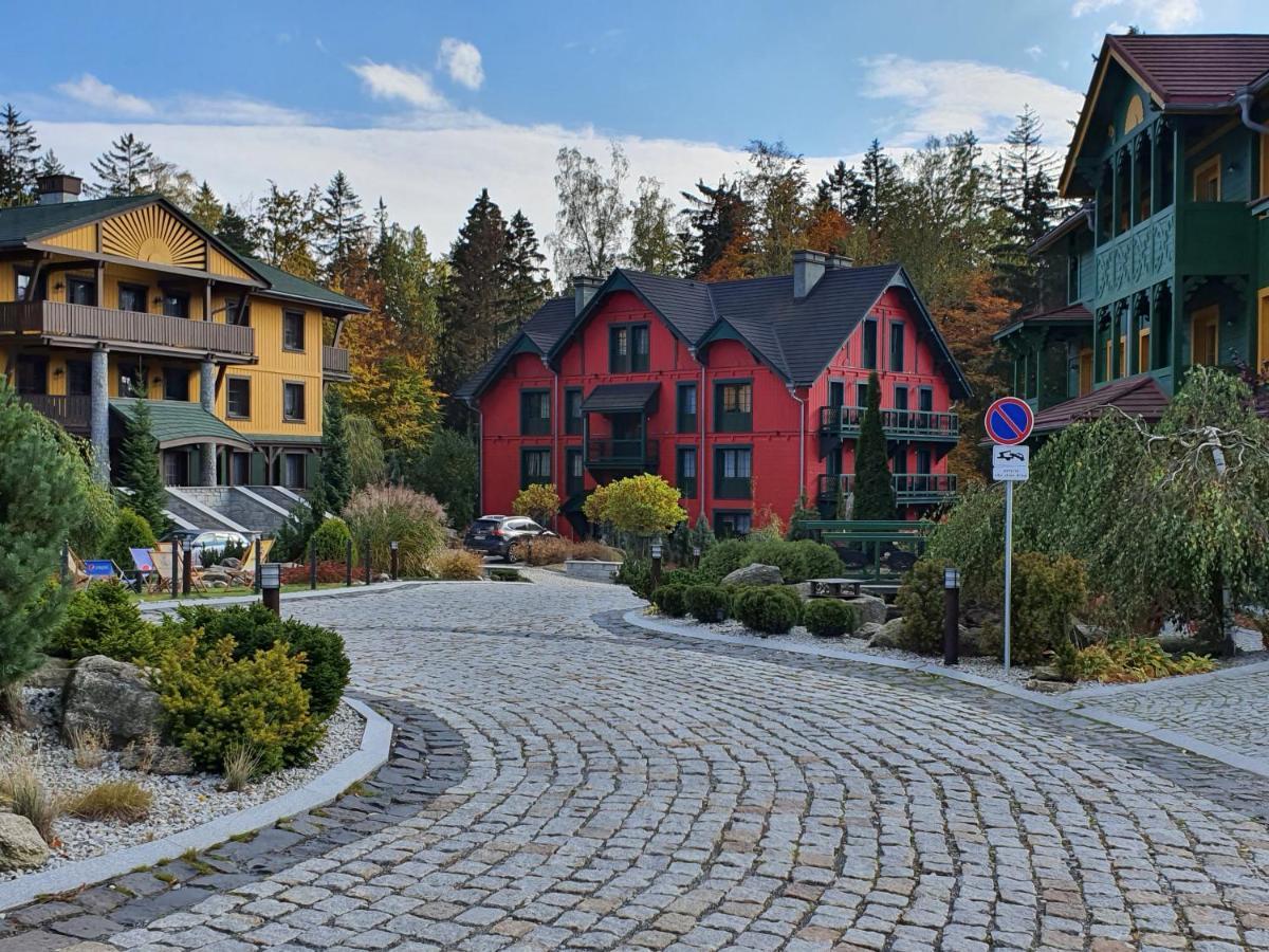 Dolina Wikingow 2-Poziomowy Apartament W Norweskiej Dolinie Z Dwoma Balkonami I Dostepem Do Strefy Wellness Szklarska Poręba Exteriör bild